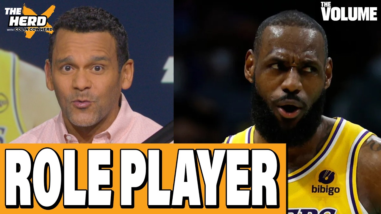What role LeBron James should play in Lakers offense next to Luka & Reaves | THE HERD NBA