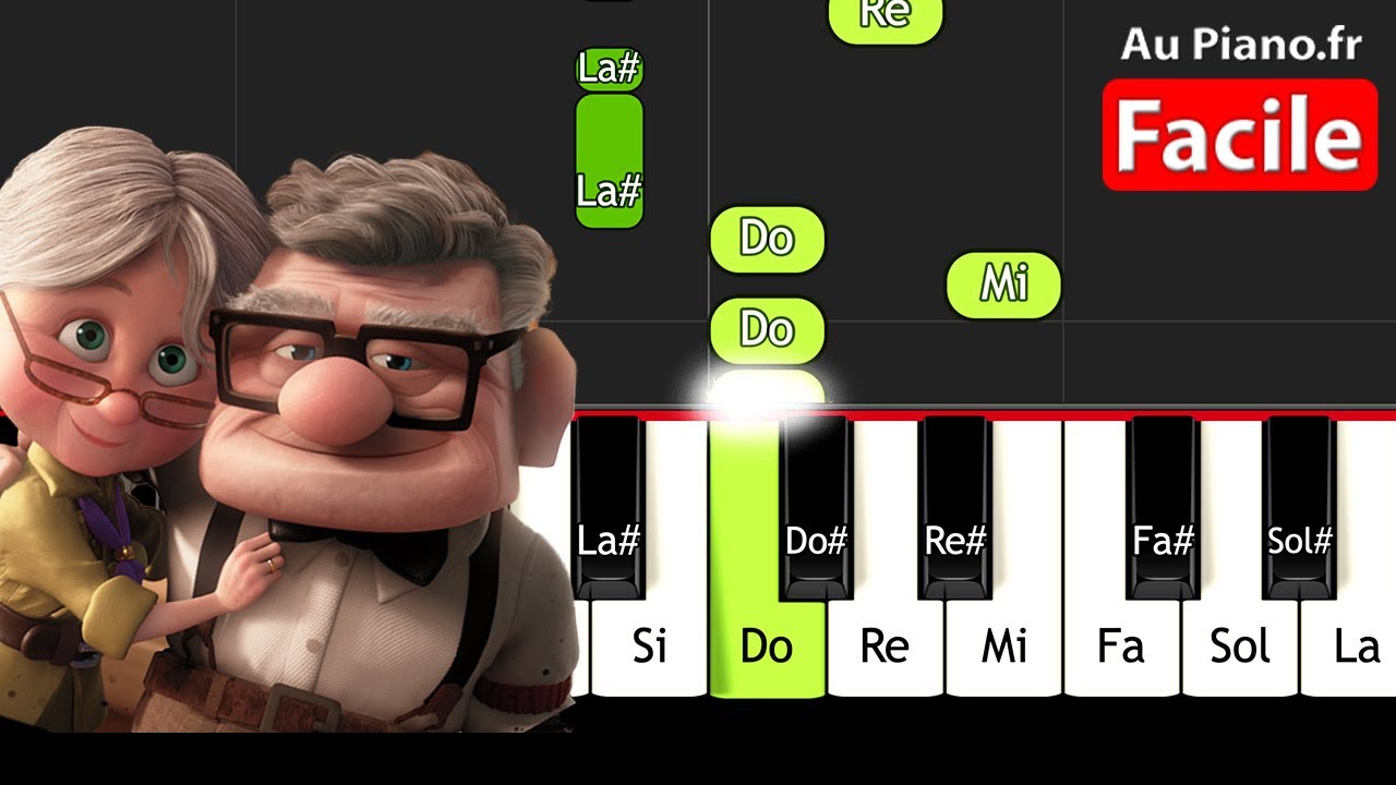 Married life | D&eacute;butant piano tutorial tr&egrave;s facile