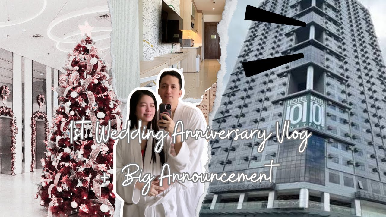 Vlog #7 | 1st Wedding Anniversary Vlog + Big Announcement - Rei Villarosa