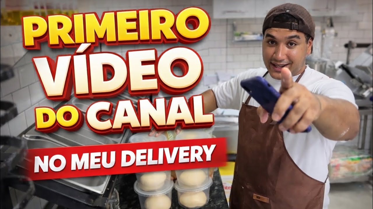 PRIMEIRO VÍDEO DO CANAL - NO MEU DELIVERY 