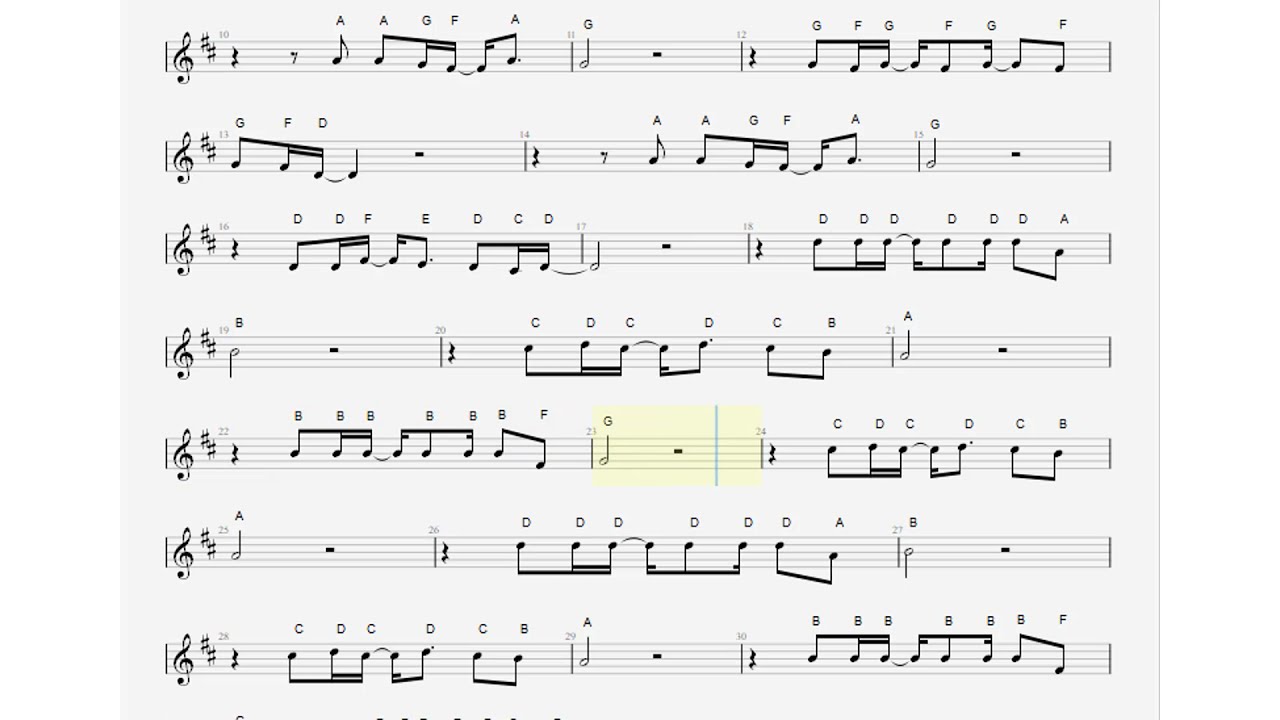Cuan Bello es el Señor, Marcos Witt Flauta, Violín, Partitura, Cifrado, Notas Cristianas