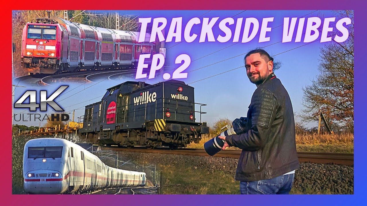 Between the Lines - Trackside Vibes Ep.2  #vlog #trainspotting #travel #germany