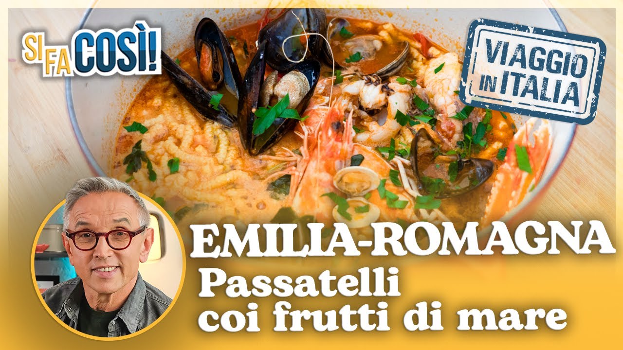 Passatelli coi frutti di mare - Si fa così| Chef BRUNO BARBIERI