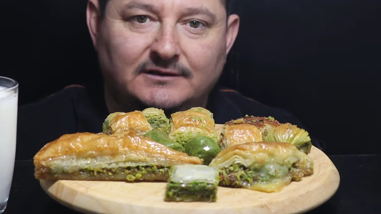 || ASMR TURKISH || Baklava and Milk | Baklava ve süt 