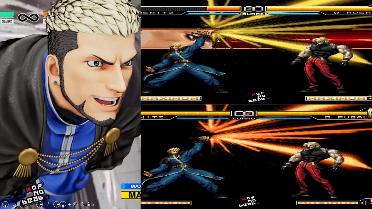 Goenitz KOF 96 2002 UM XV comparación de poderes y movimientos