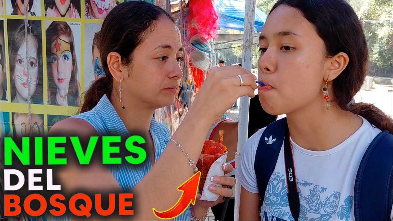 Probamos POR PRIMERA VEZ las NIEVES y las FRITURAS en el BOSQUE de CHAPULTEPEC