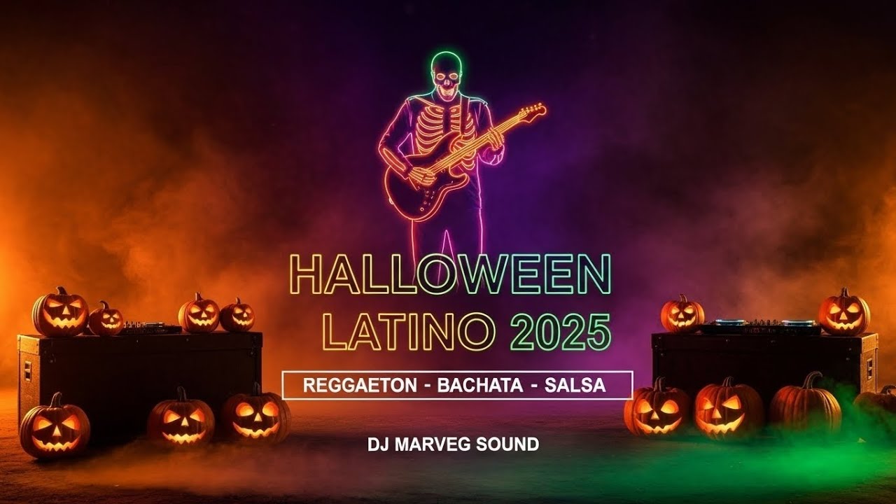 🎃 HALLOWEEN LATINO 2025 👻 Latin Horror Mix | Reggaeton, Bachata & Salsa | DJ Marveg Sound 🔥