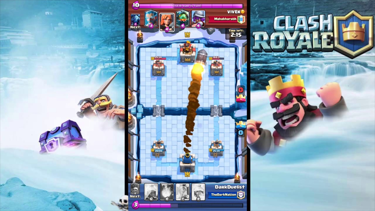 Crazy All Spell Deck Win in Clash Royale