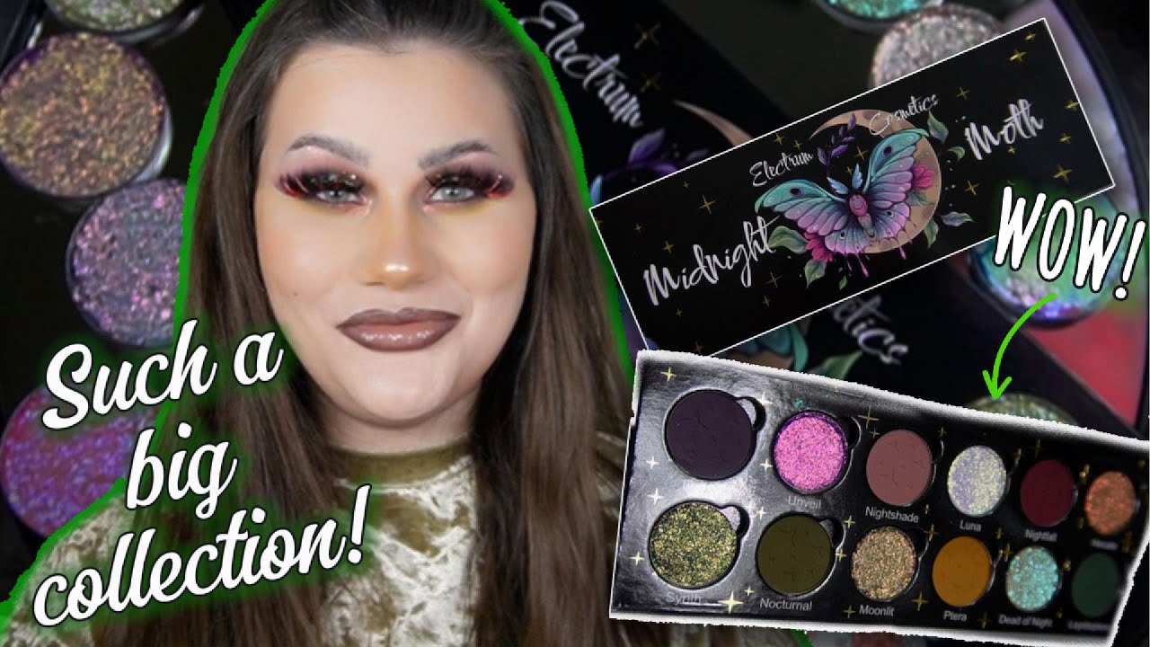 THE ELECTRUM COSMETICS MIDNIGHT MOTH COLLECTION IS HUGE! SWATCHES, LOOKS & REVIEW!