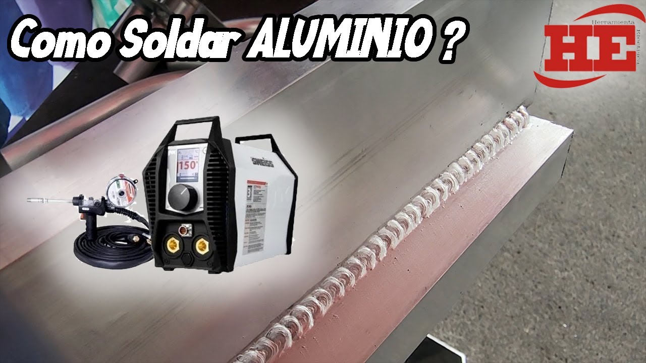 Como Soldar ALUMINIO con inversor Sweiss Sky Max 1550