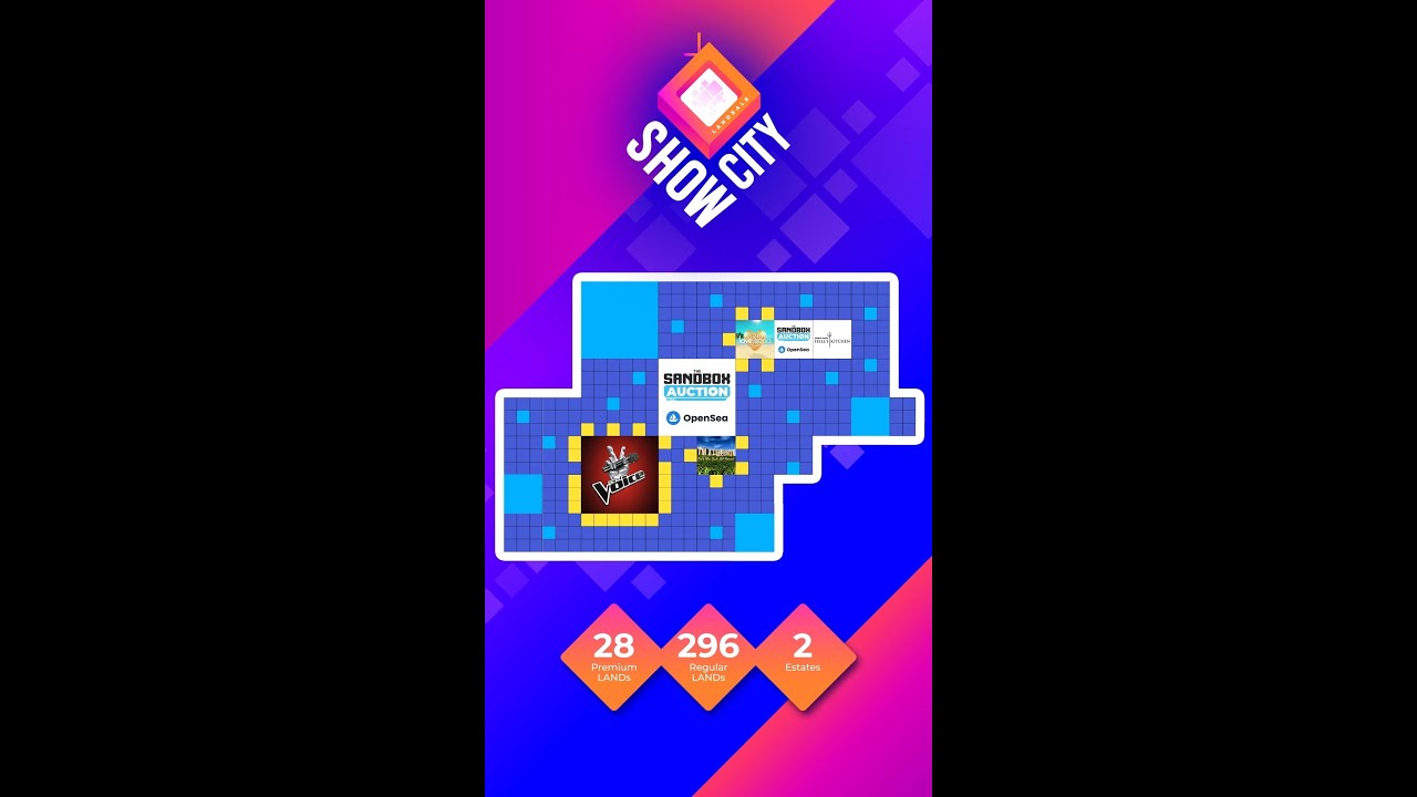 ShowCity (The Voice) - LAND Sale | #Web3 #Metaverse #VirtualRealEstate #NFT