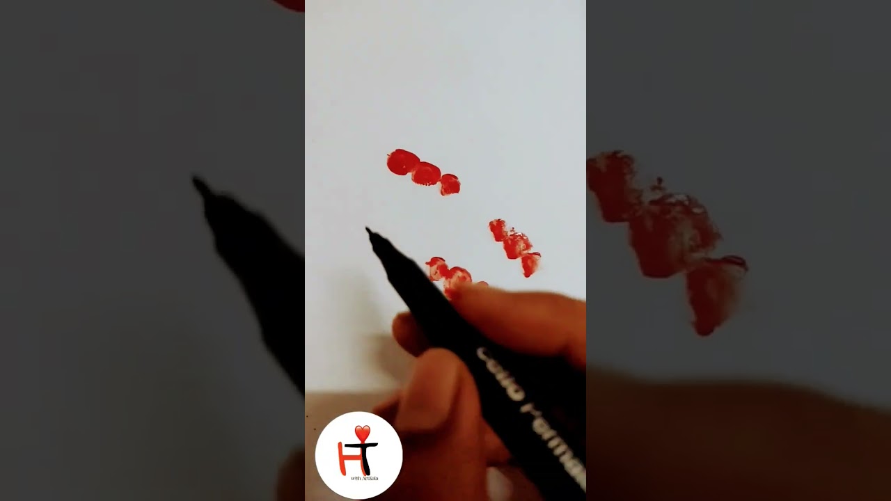 Fun drawing/easy drawing for little ones #antdrawing #shorts #fingerprinting #howtodrawant #activity