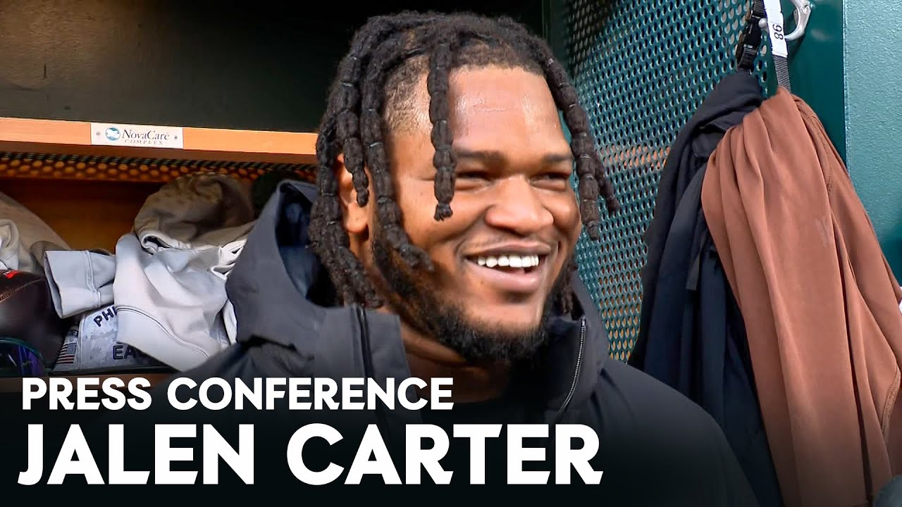 Eagles Press Conference: Jalen Carter and DeVonta Smith | December 6, 2024