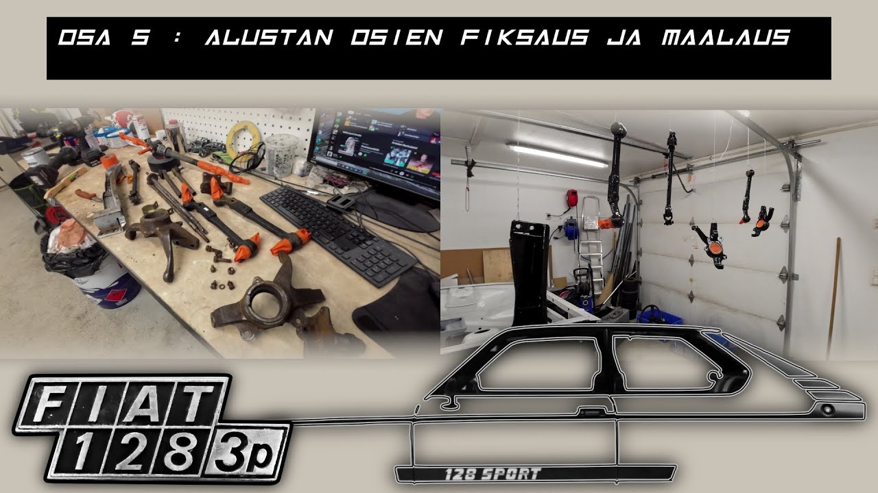 FIAT 128 3P | OSA 5 : OSIEN MAALAUSTA | AUTOPROJEKTI