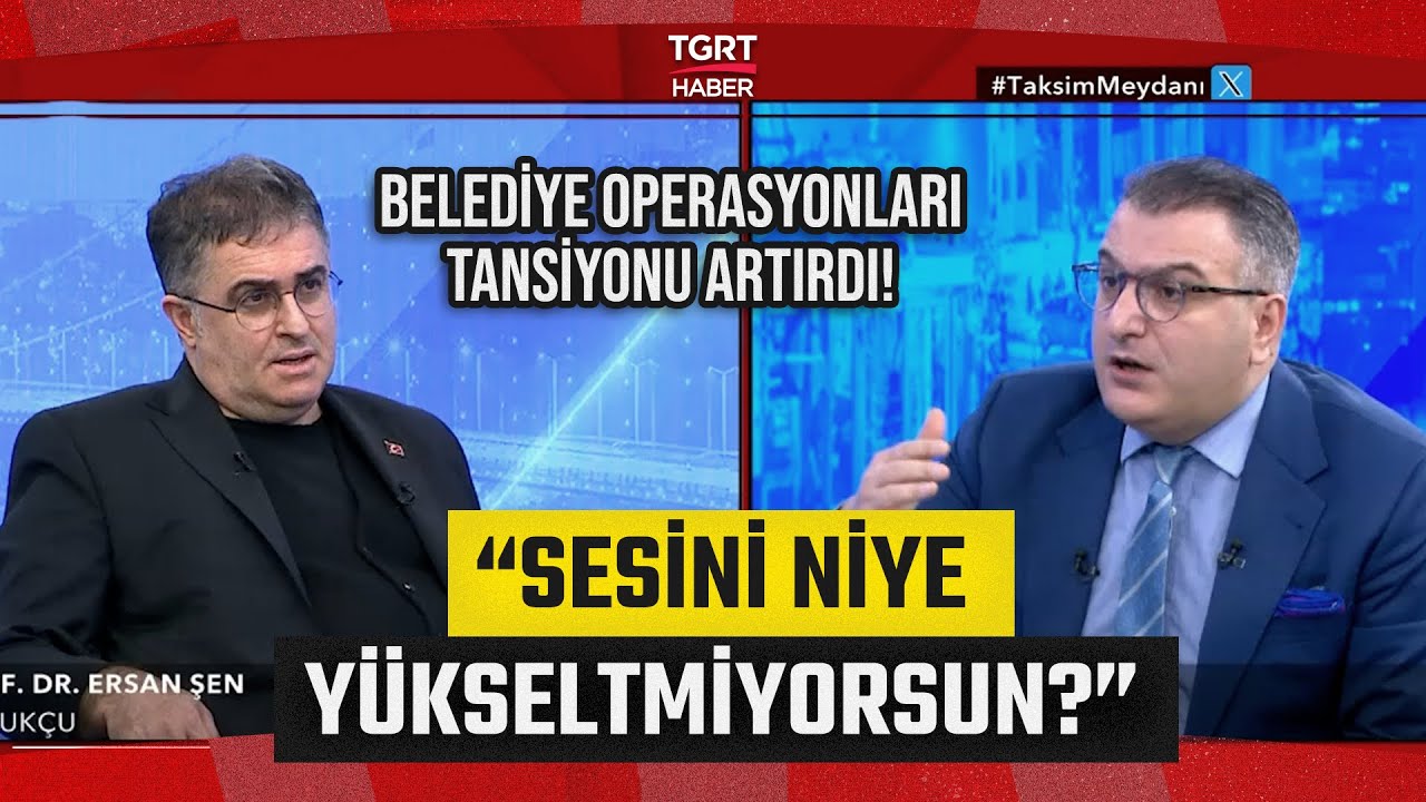 Canlı Yayında Tansiyon Yükseldi! Ersan Şen ile Cem Küçük Arasında Belediyelere Operasyon Tartışması