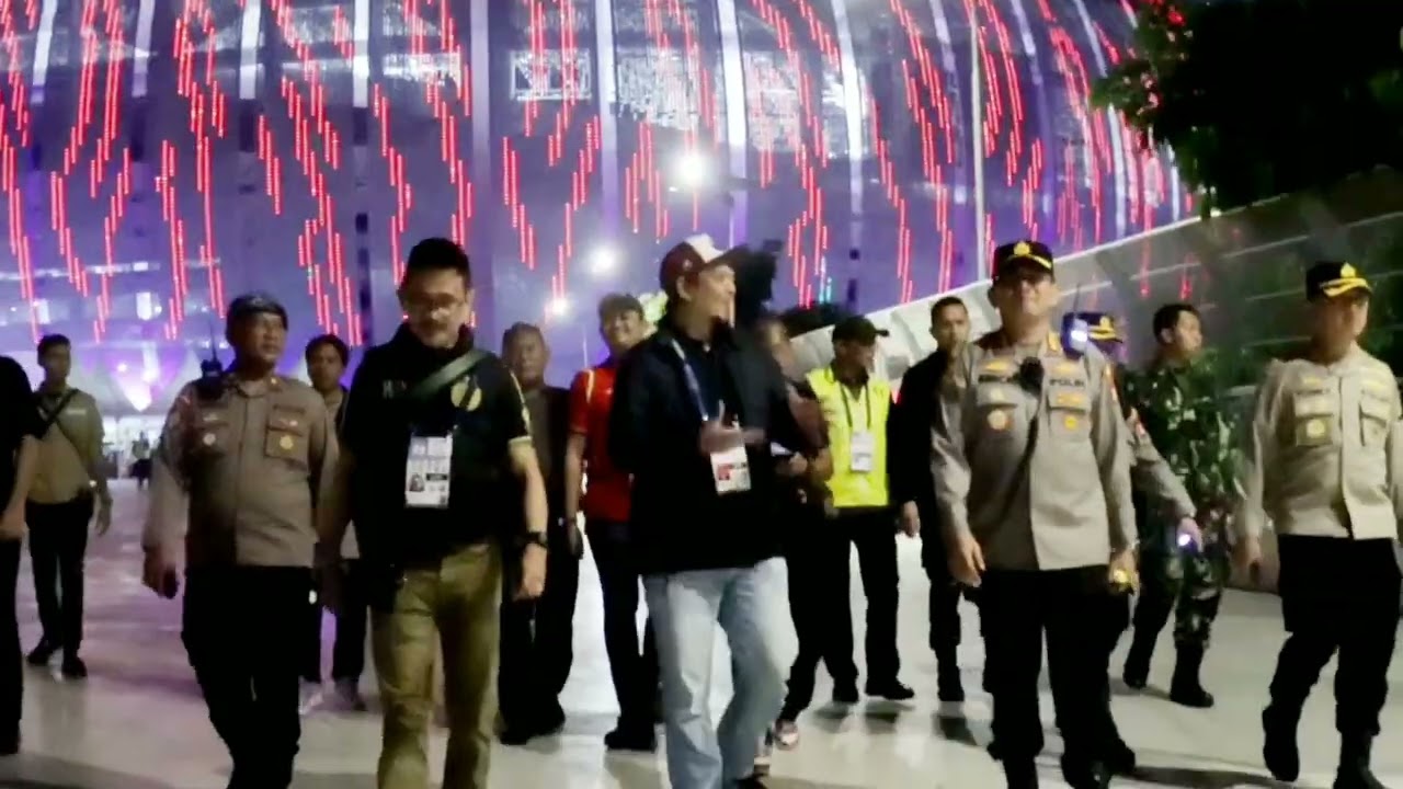 PENGECEKAN PENGAMANAN LAGA PERSIJA VS PSM MAKASSAR
