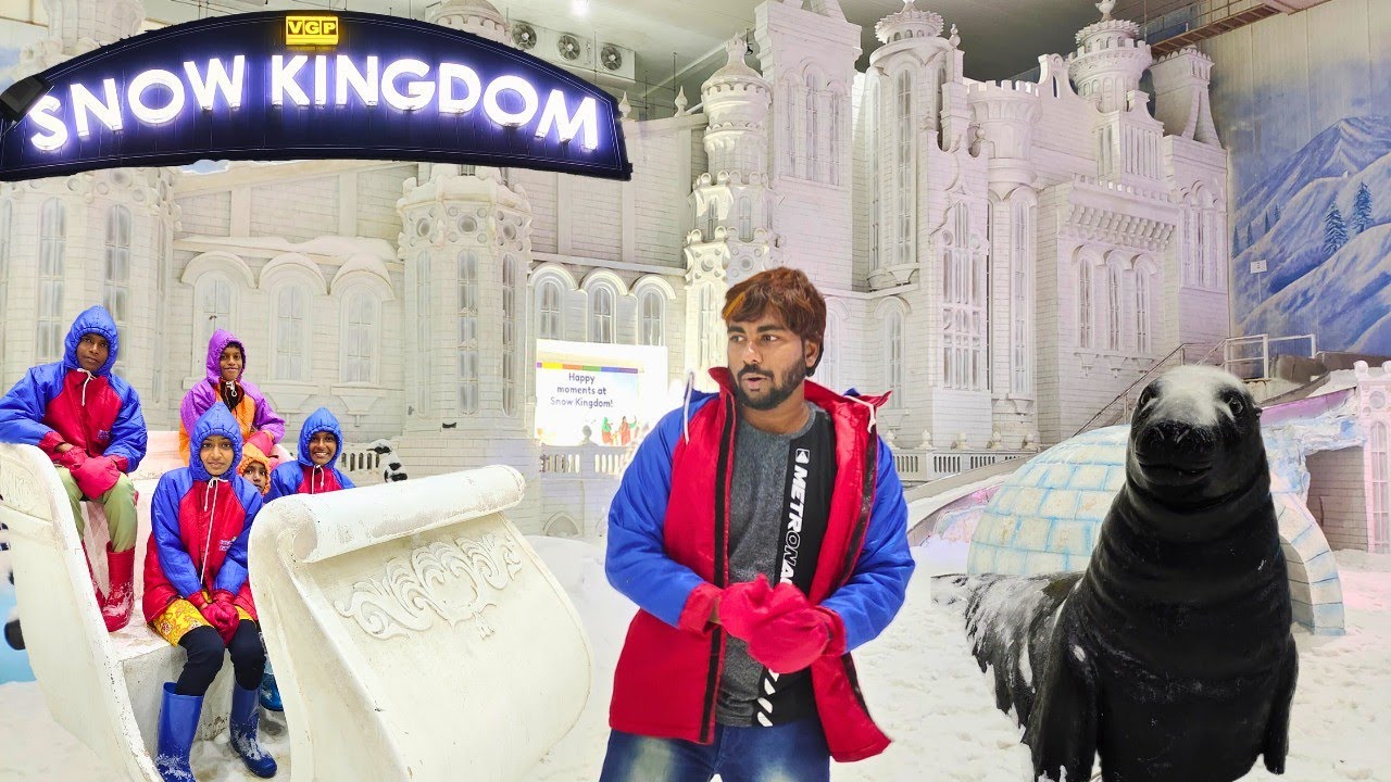 VGP Snow Kingdom | Best place for this summer 🌞🔥 வந்தா குளிர் ல உறைஞ்சுருவிங்க ❄🥶| 750rs snow park |