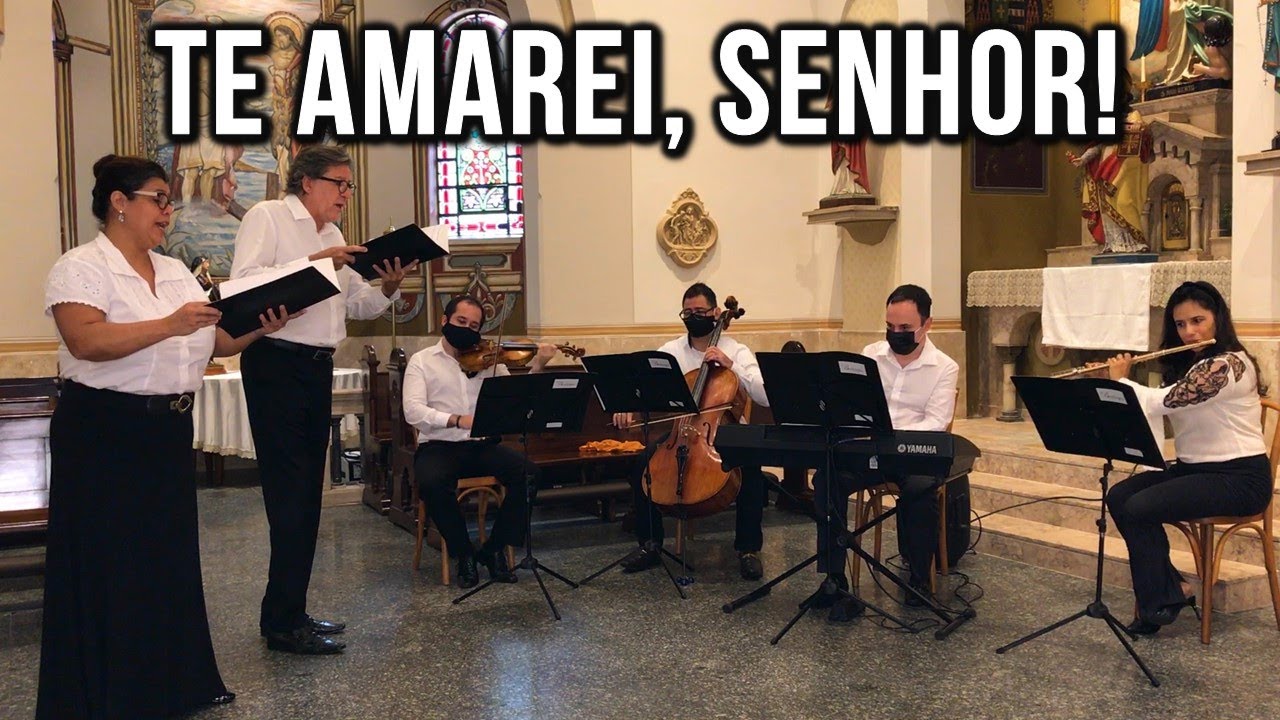 Te amarei Senhor (com letra) - Música católica