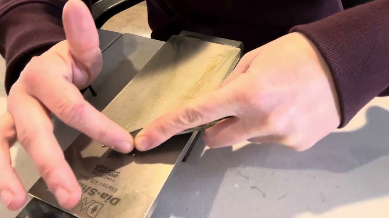 Free Hand Sharpening- LT Wright Packer in 1075 CS
