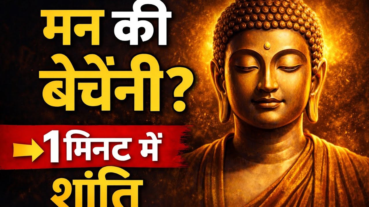 मन की बेचैनी तुरंत खत्म करें | टेंशन दूर करने का बौद्ध तरीका | Buddhist Motivation #BuddhistWisdom