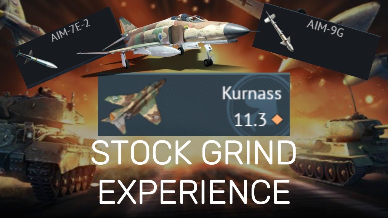 War Thunder | F-4E Kurnass Stock Grind Experience