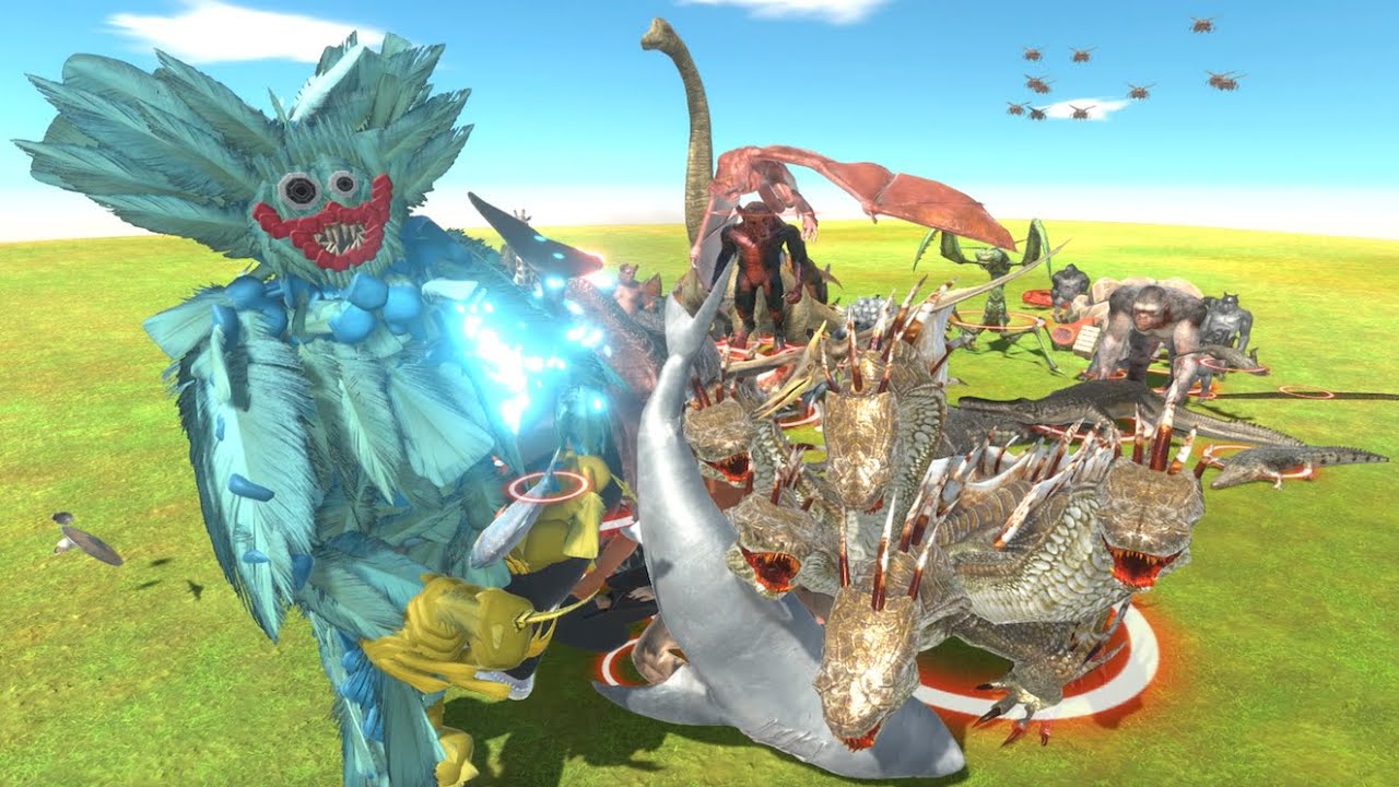 ハギーワギー vs すべての生き物やったらチート級すぎた【 Animal Revolt Battle Simulator 】