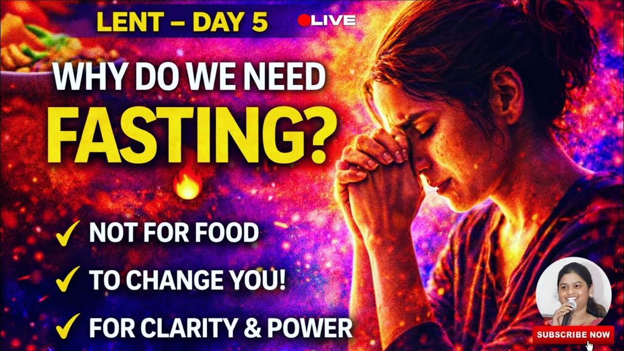 ఉపవాసం ఎందుకు అవసరం? | Day 5 | Sis.Blessy | #live #powerful #morning #christian #message #sunday #1k