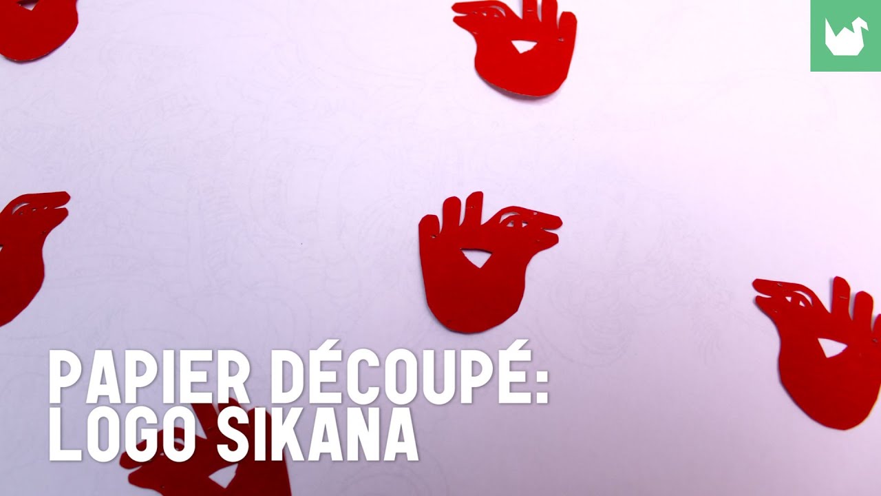 Découpage Papier Chinois : Logo Sikana