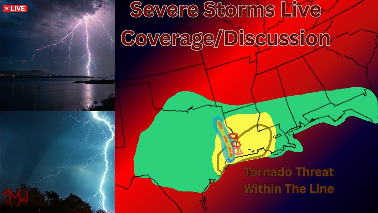 Severe Weather/Tornado Live Coverage: Tornadoes On The Ground In Louisiana