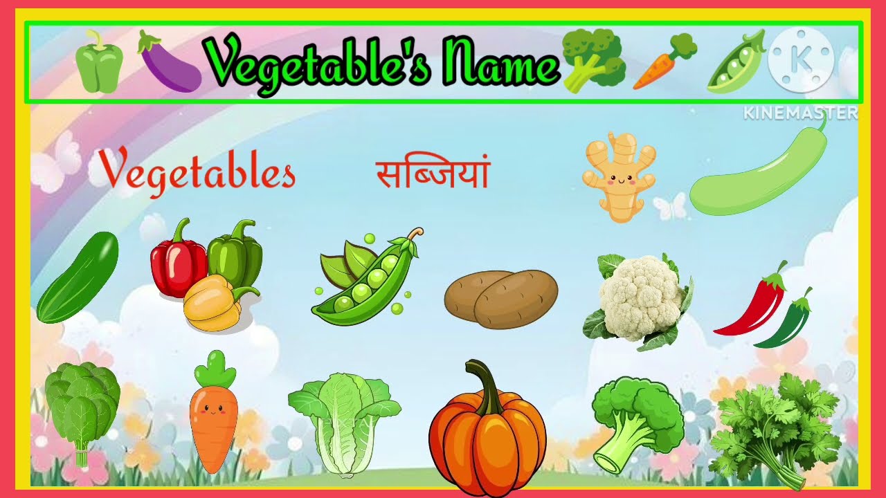 Vegetables name in English and Hindi | Sabjiyon ke Naam English or Hindi me |
