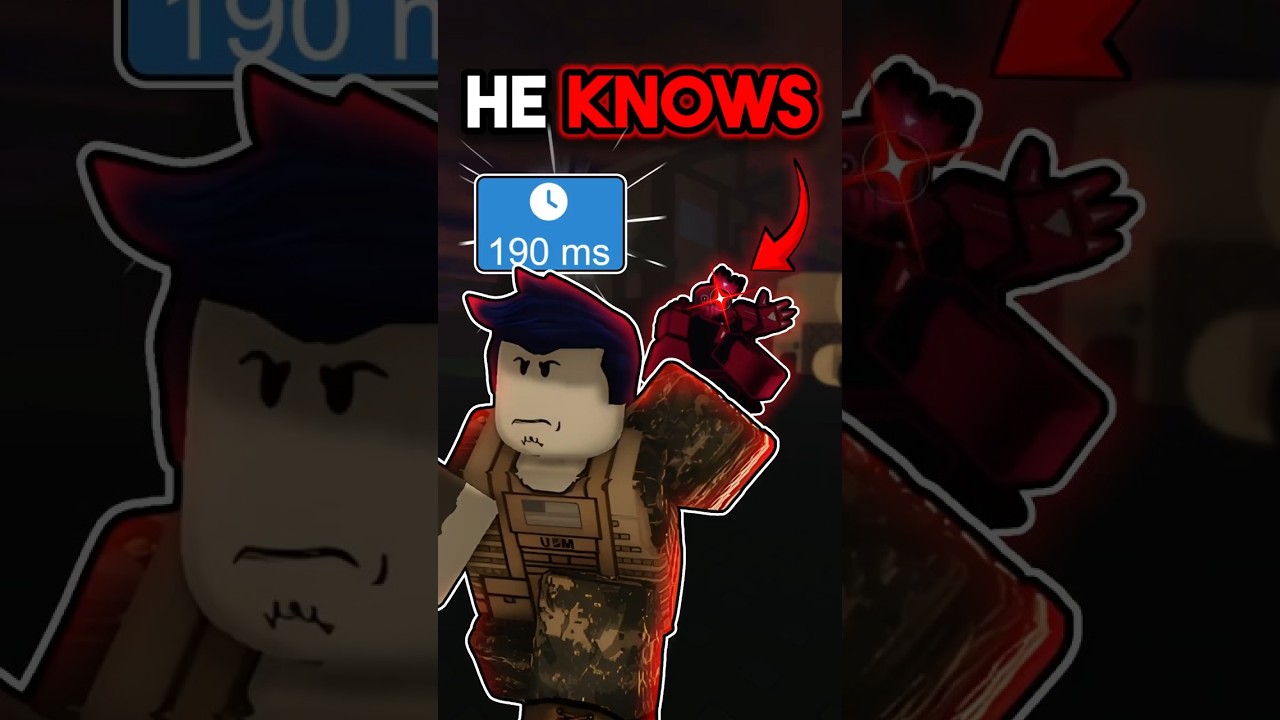 HE KNOWS I CAN REACT HIS M1#roblox #forsaken