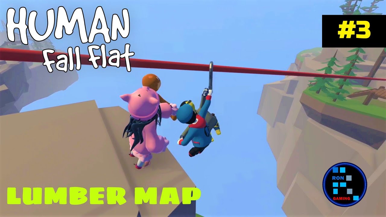 Human Fall Flat | New Lumber Map#3 - Funniest Game Ever