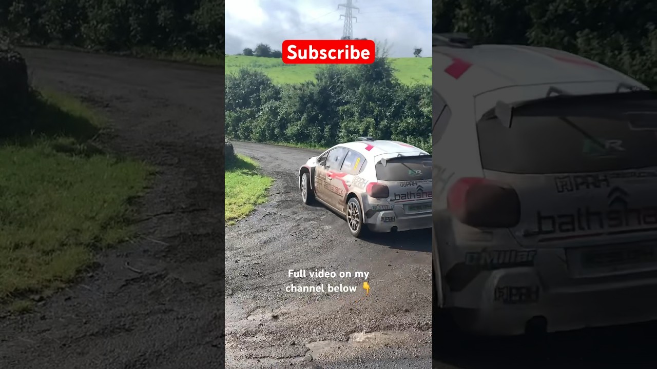 Desi Henry Ulster Rally 2023 #rally #rallye #wrc #erc #itrc #citroen #motorsport #rallycar #drift