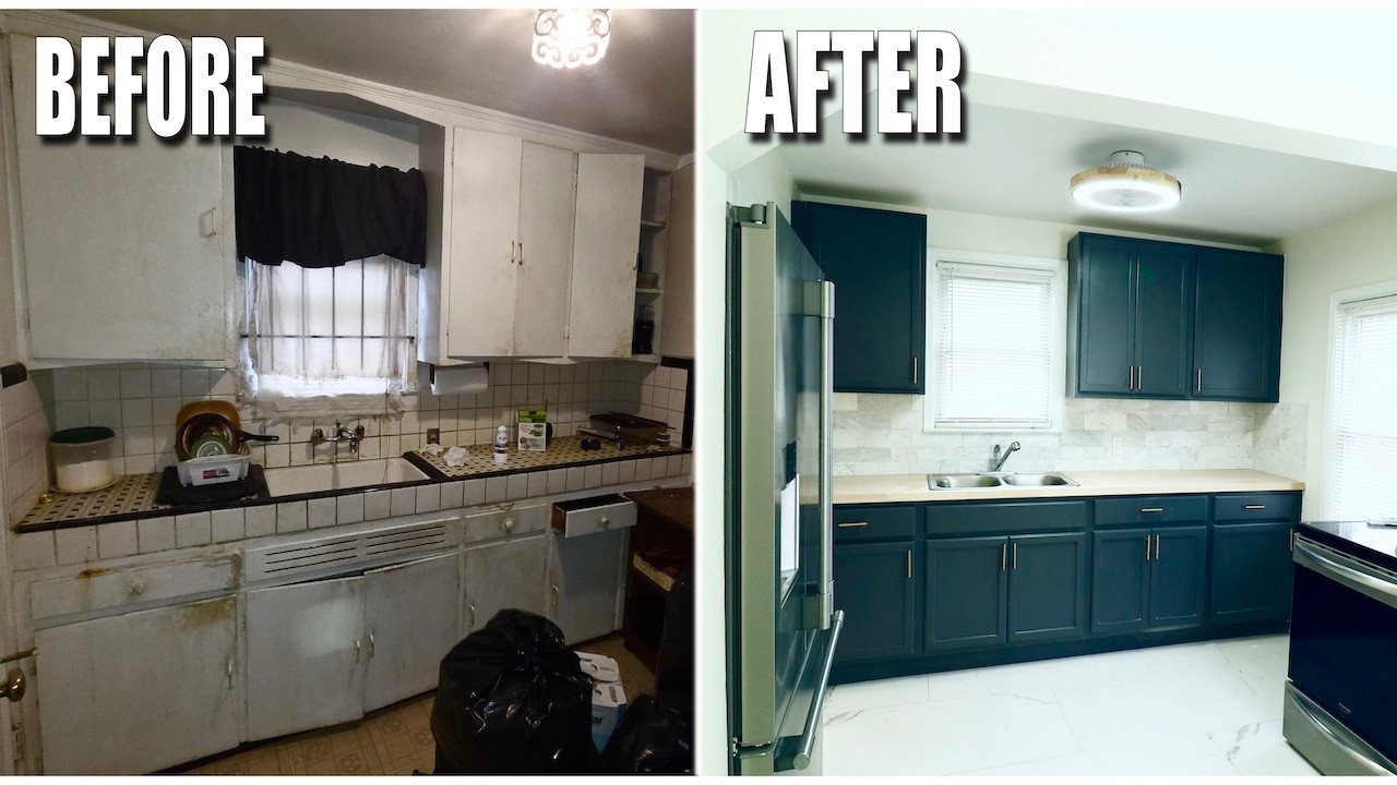 Before and after renovation – Property flip in Detroit (final reveal)