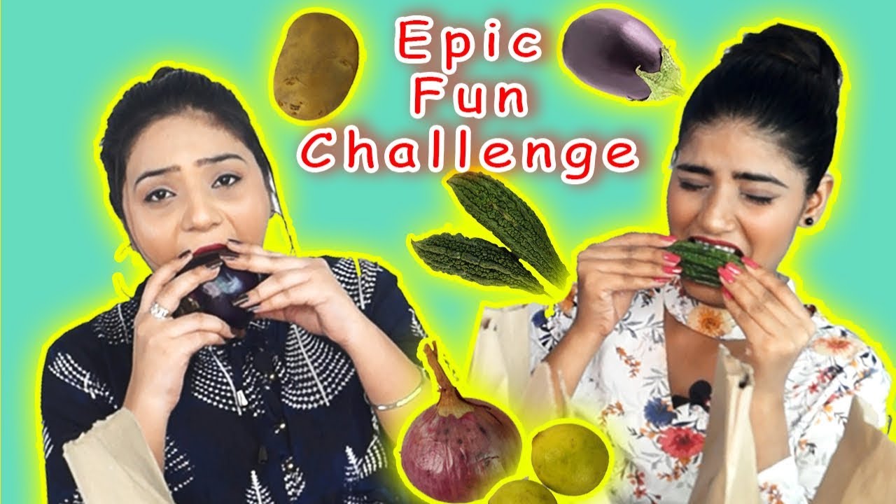 Raw Vegetables Fun Challenge | #HimmiStyles  #foodchallenge