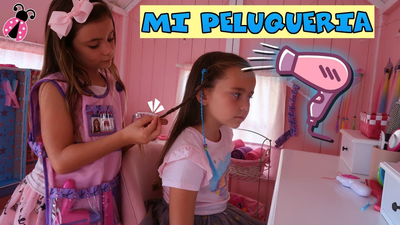 Mi propia peluquería 👧 Los juguetes de Arantxa