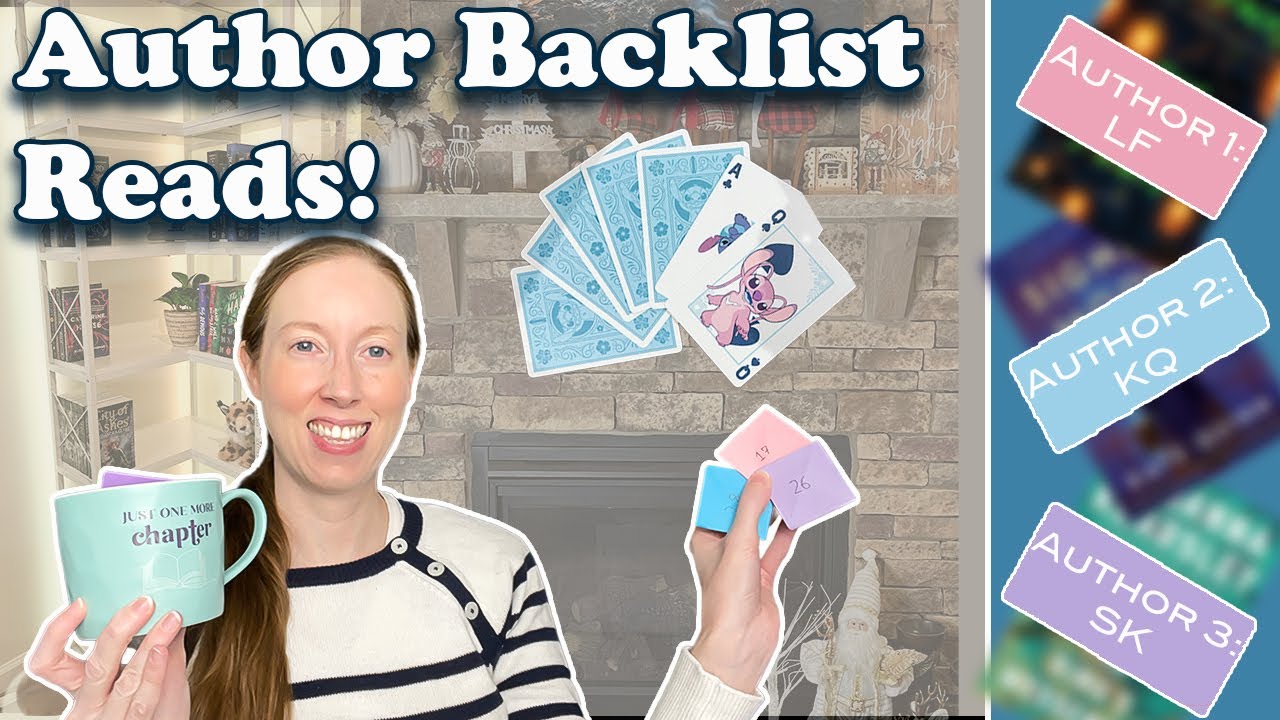 Playing Cards & Wheel Choose My Author Backlist Reads! | Author Backlist Book Challenge Round 3 🎴🎡📚