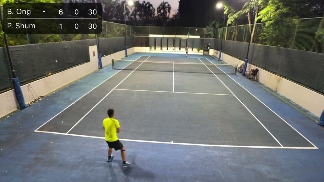 Tennis Won 6-1, 4-5 against P. Shum 
