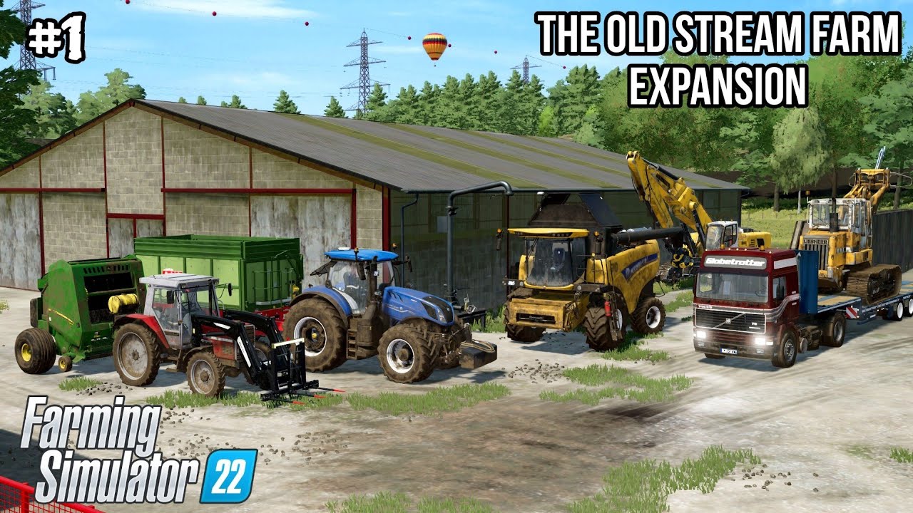 Back to New Farm | The Rainy Woods to The Old Stream Farm Expansion | FS22 Ep - 1