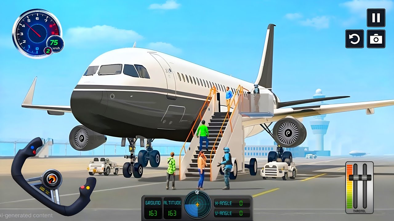 Passenger Transport Missions in Flight Simulator | Android Gameplay