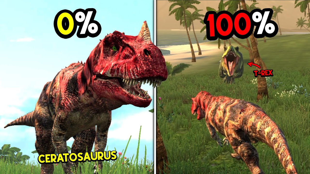 Gue Jadi CERATOSAURUS PEMBURU Sampai MEMAKAN DAGING DINOSAURUS... Jurassic Clash