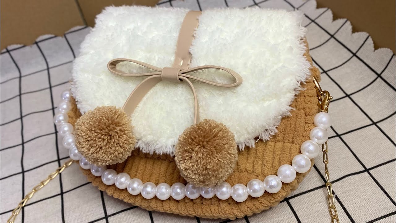 Hướng Dẫn Đan Túi Pom Pom Dáng Yên_MT 803_Nơ Pom Shop Làm Sẵn_Phần 1_TIỆM MẸ TÈO