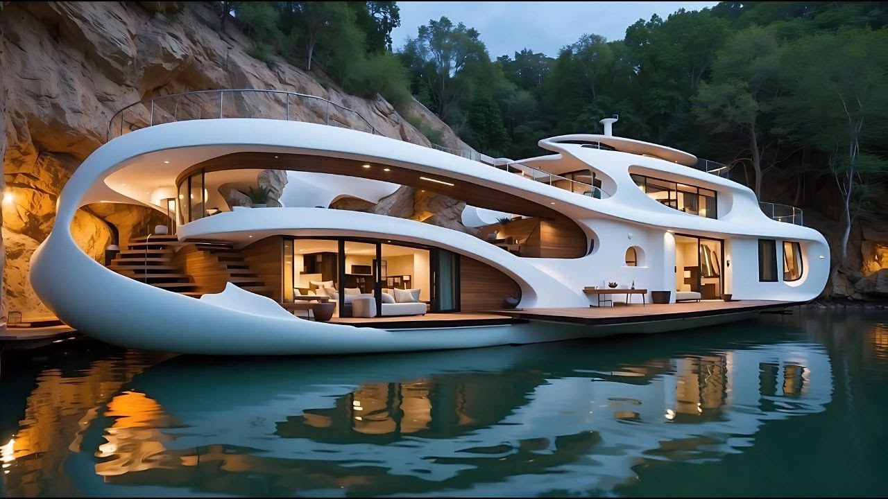 THIS LUXURY HOUSEBOAT WILL BLOW YOUR MIND! 🚤🔥