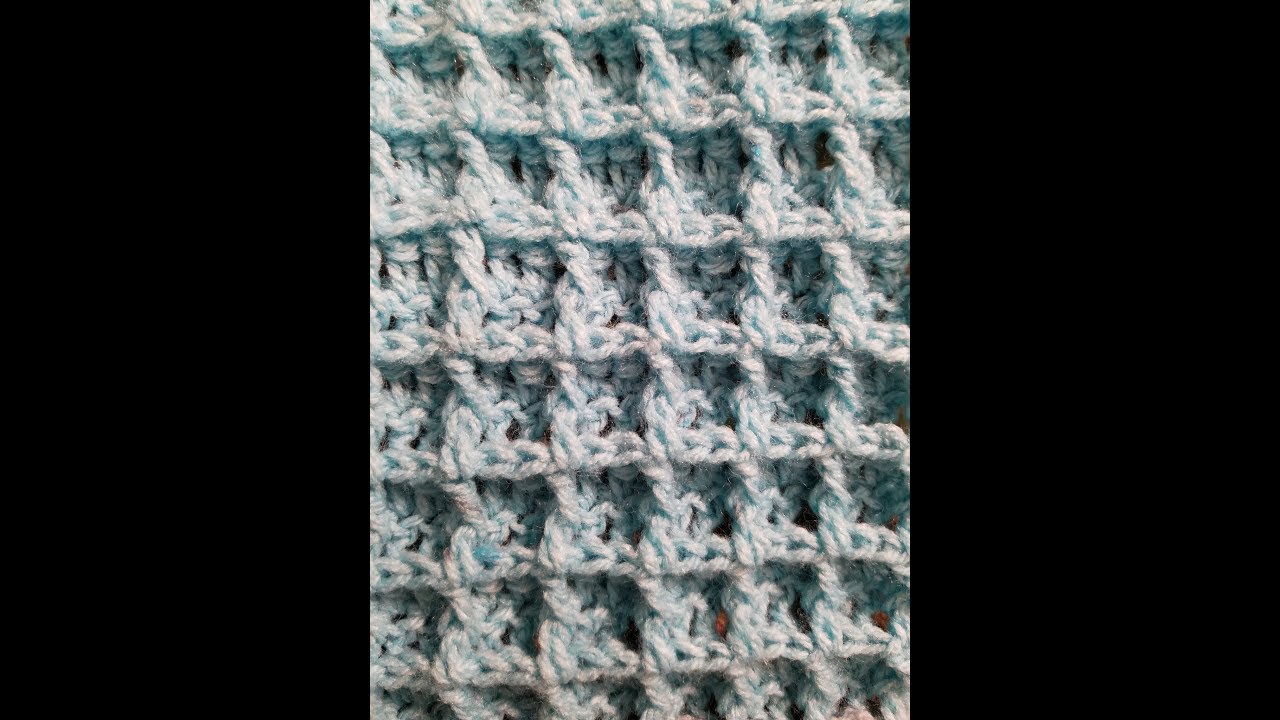 The Waffle Stitch Crochet Tutorial!