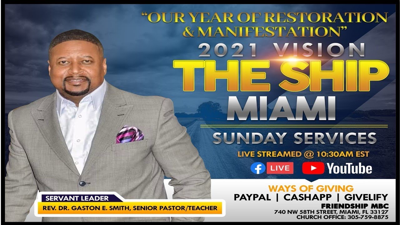 The Ship Miami - Sunday Worship Live - Rev. Dr. Cheryl Coleman |