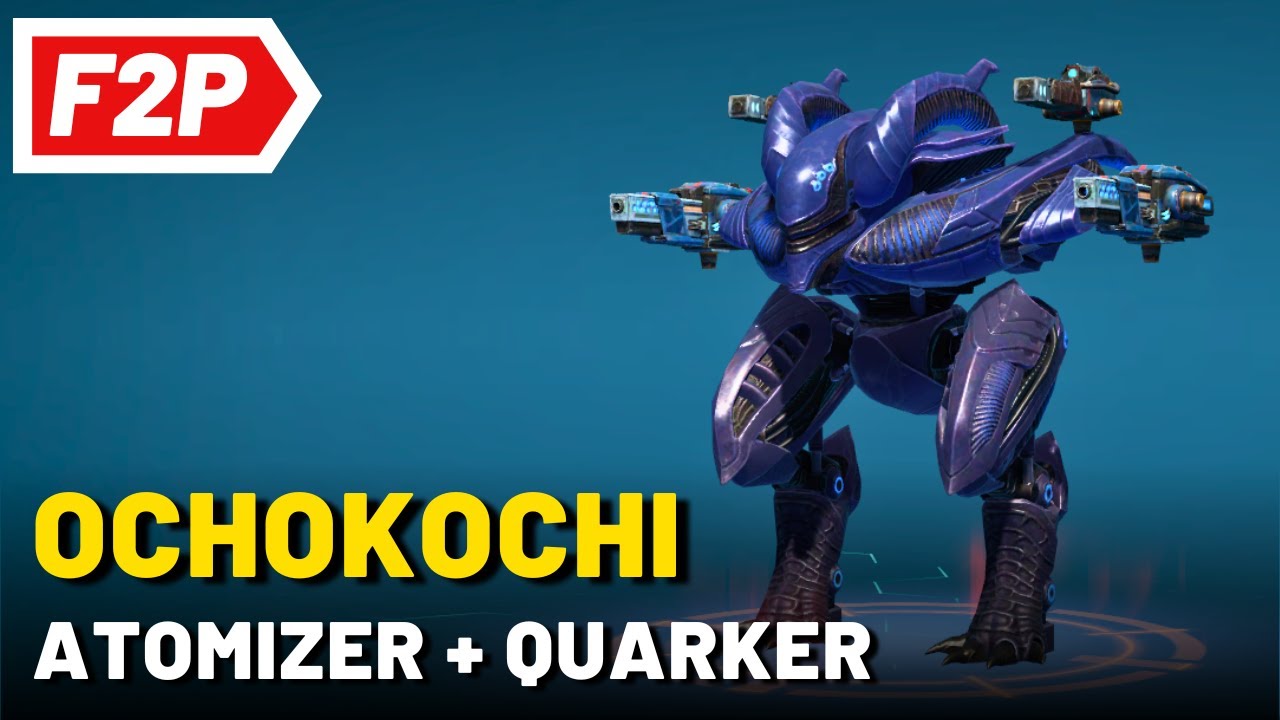 Ochokochi Atomizer Quarker - War Robots Free to Play Gameplay (No Commentary) WR F2P