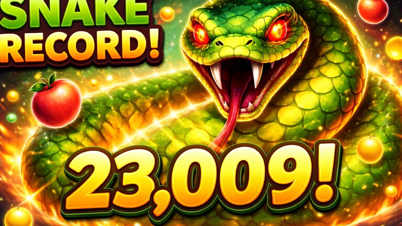 I Set a New Snake Game Record — 23,009 Points 😱