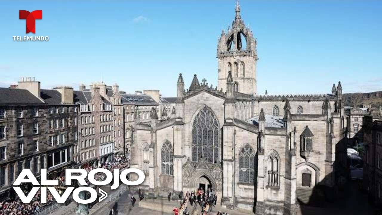 Miembros del público despiden a la reina Isabel II en la catedral de Saint Giles | Al Rojo Vivo