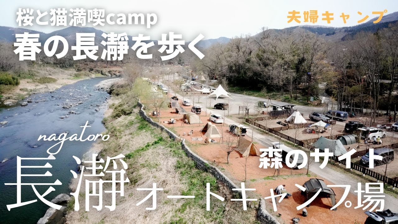 【夫婦CAMP】長瀞オートキャンプ場の森のサイトでキャンプ/ogawaオーナーロッジと長瀞の春満喫キャンプ紀行