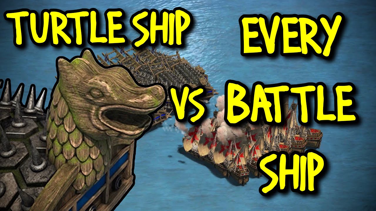 ELITE TURTLE SHIP vs EVERY SHIP | AoE II: Definitive Edition